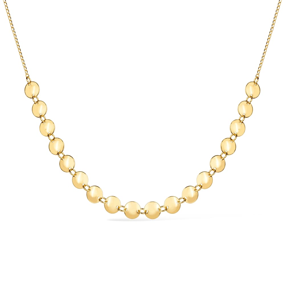 Chocker Dourada Esferas com Extensor