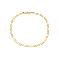 Pulseira Dourada Masculina Elo 3 por 1 - 4mm